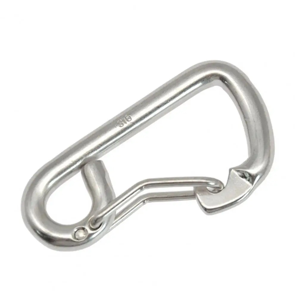 Carabiner Sturdy Portable Tightly Closed Multi-purpose Diving Bending Hook for Water Sports
Carabiner Sturdy Portable Tightly Closed Multi-purpose Diving Bending Hook for Water Sports