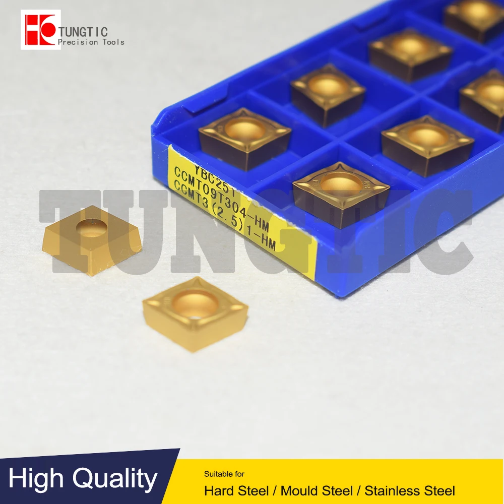 CCMT09T304-HM YBC251 Milling Cutter CNC Tools Insert Lathe Machining Tool Lathe Cutting Tool Metal Turning Tools CNC CCMT 09T304
CCMT09T304-HM YBC251 Milling Cutter CNC Tools Insert Lathe Machining Tool Lathe Cutting Tool Metal Turning Tools CNC CCMT 09T304
