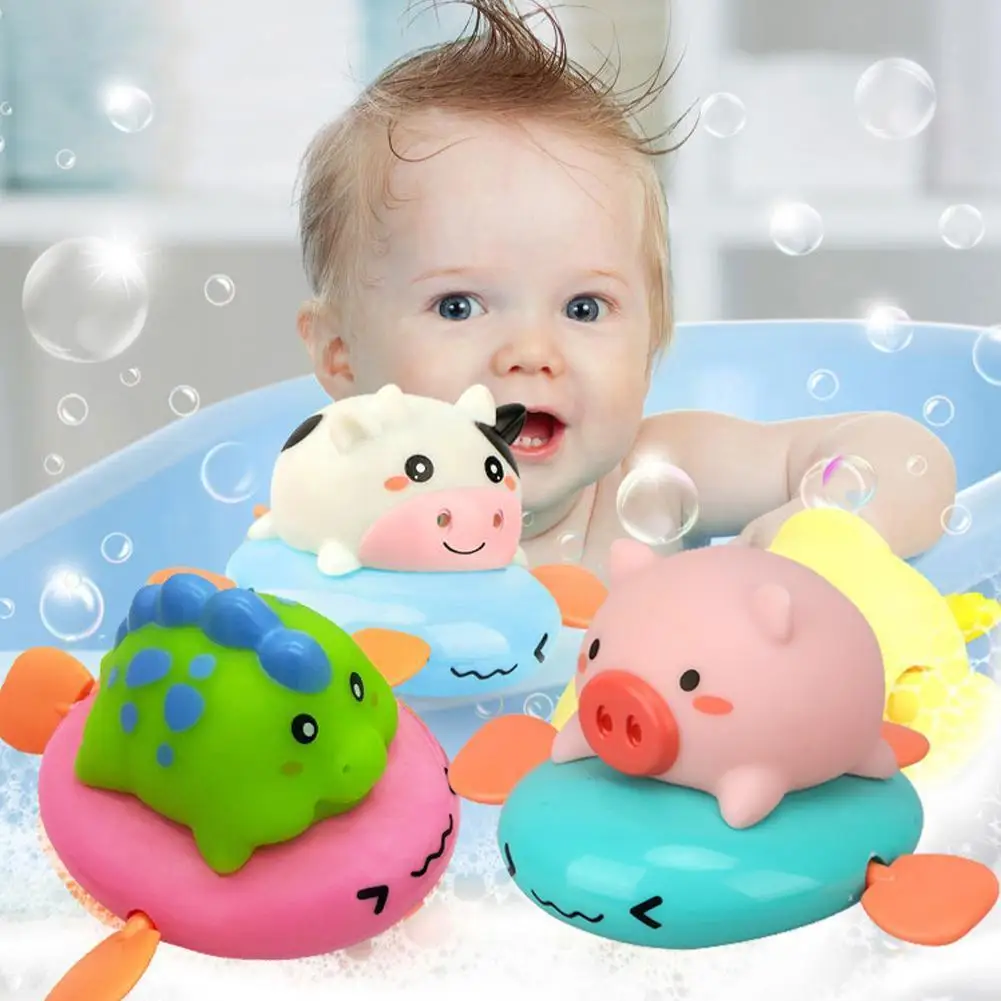 Детские Игрушки для ванны, Купание детей, милая корова, летающие игрушки, водный динозавр, Пляжная заводная игрушка для игры, бассейн класса ... 
Детские Игрушки для ванны, Купание детей, милая корова, летающие игрушки, водный динозавр, Пляжная заводная игрушка для игры, бассейн класса ...