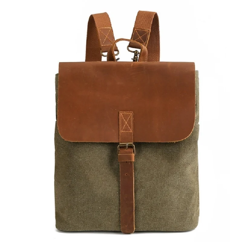 vintage canvas backpack women 2023 new retro back bags crazy horse leather female travel bags shoulder bags
vintage canvas backpack women 2023 new retro back bags crazy horse leather female travel bags shoulder bags