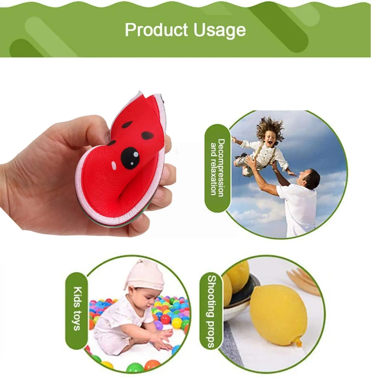 Soft Watermelon Cream Squeeze Toy Cute Squishy Simulation Relieve Stress Toys Anti-pressure Adult Fidget Toys Fruit Kids W5y3
Soft Watermelon Cream Squeeze Toy Cute Squishy Simulation Relieve Stress Toys Anti-pressure Adult Fidget Toys Fruit Kids W5y3