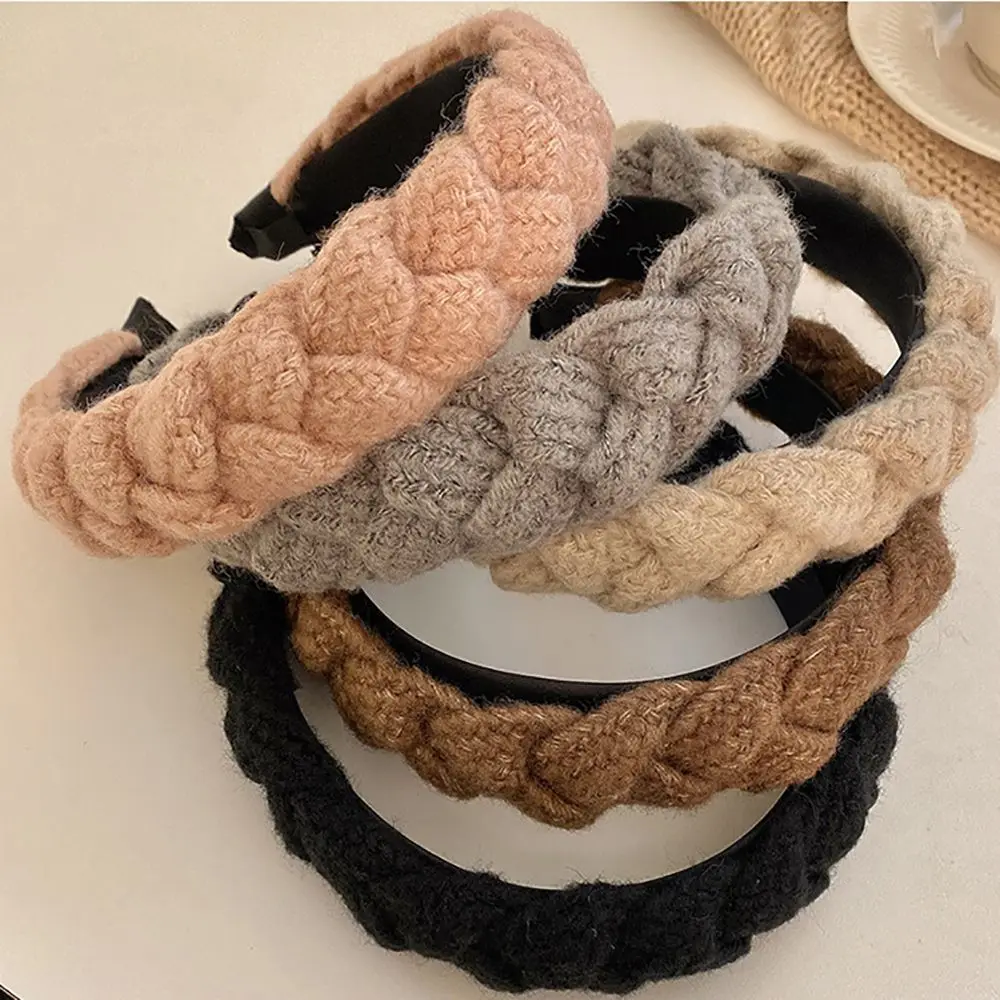 Cute Girls Solid Color Washing Face Female Hair Accessories Women Hair Hoop Korean Style Headband Weaving Wool Hairband
Cute Girls Solid Color Washing Face Female Hair Accessories Women Hair Hoop Korean Style Headband Weaving Wool Hairband