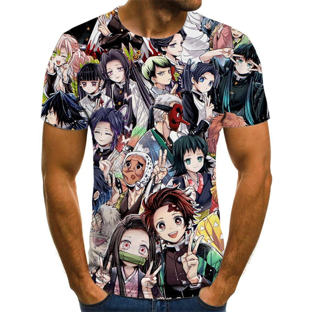 Kimetsu No Yaiba Anime Shirt For Men Manga Demon Slayer T-Shirts Camisetas Hombre Ropa Clothing Camisa Masculina Verano Roupas
Kimetsu No Yaiba Anime Shirt For Men Manga Demon Slayer T-Shirts Camisetas Hombre Ropa Clothing Camisa Masculina Verano Roupas
