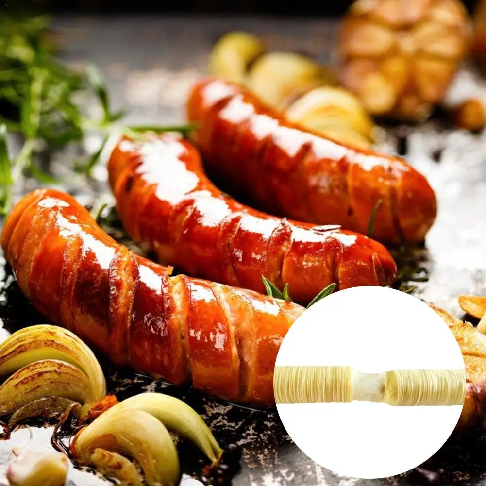 Sausage Casing | Edible Drying Sausage Casing | Collagen Sausage Casings for Flavour Homemade Sausag
Sausage Casing | Edible Drying Sausage Casing | Collagen Sausage Casings for Flavour Homemade Sausag