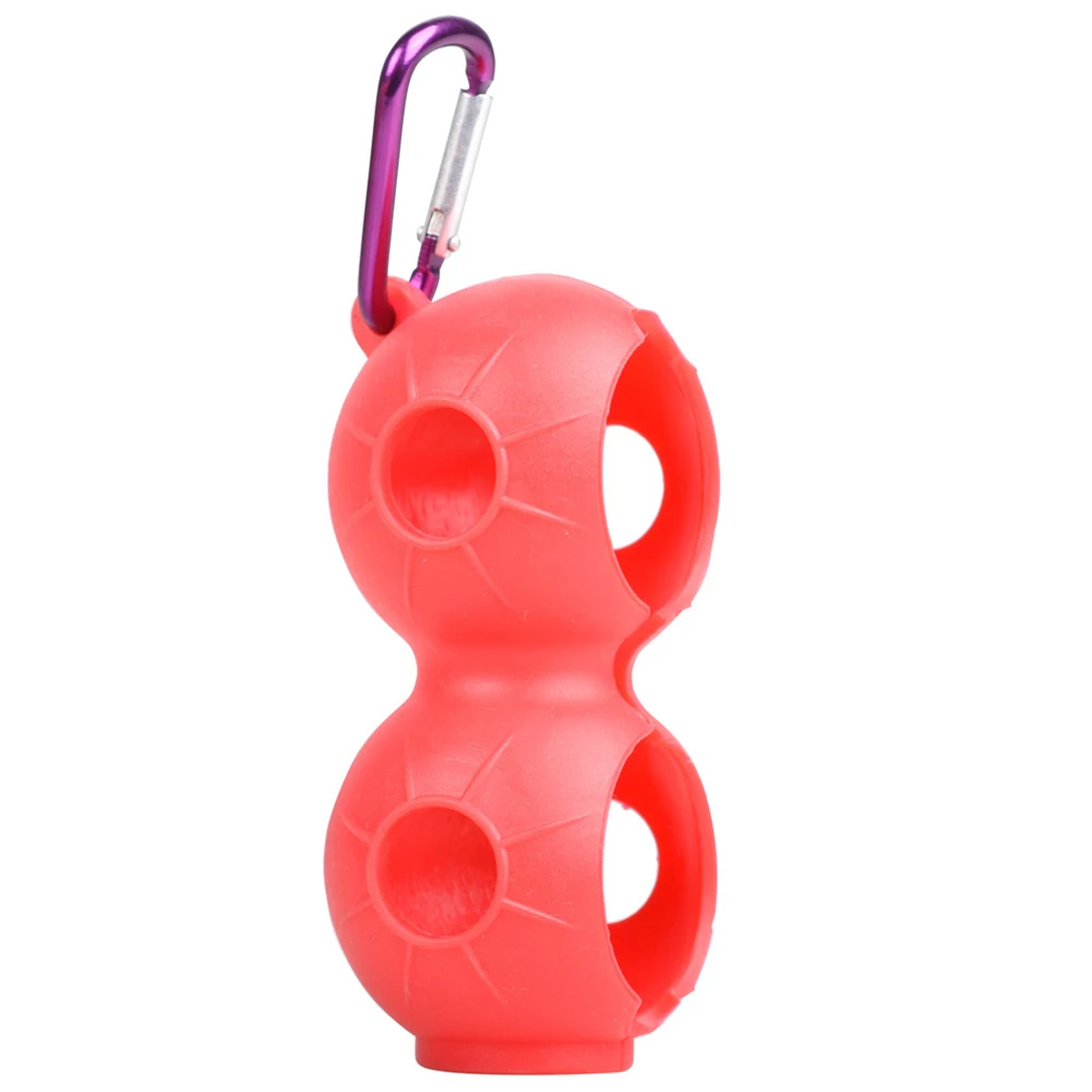High Quality Silicone Golf Ball Holder 2 Balls Protective Cover with Buckle and Carabiner keychain in 6 Colors
High Quality Silicone Golf Ball Holder 2 Balls Protective Cover with Buckle and Carabiner keychain in 6 Colors
