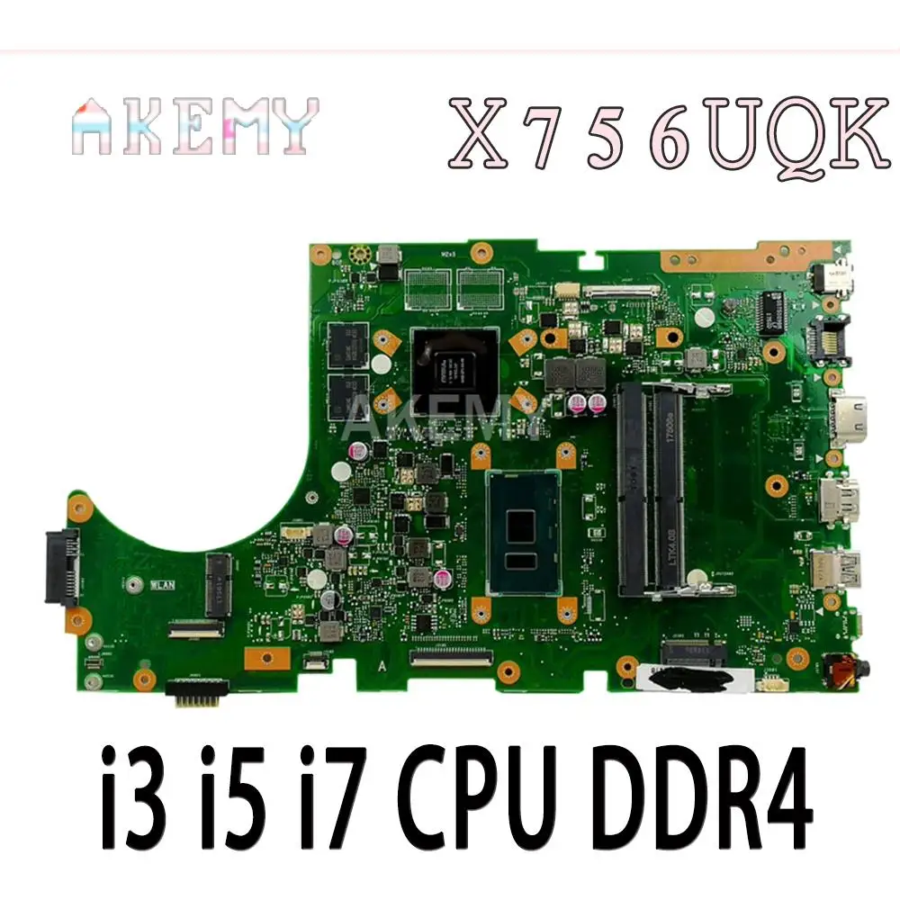Для Asus X756UW X756UQK X756UQ X756UR X756UWK X756UV X756UXM материнская плата для ноутбука i3 i5 i7 CPU GT930MX/GT940MX DDR4
Для Asus X756UW X756UQK X756UQ X756UR X756UWK X756UV X756UXM материнская плата для ноутбука i3 i5 i7 CPU GT930MX/GT940MX DDR4