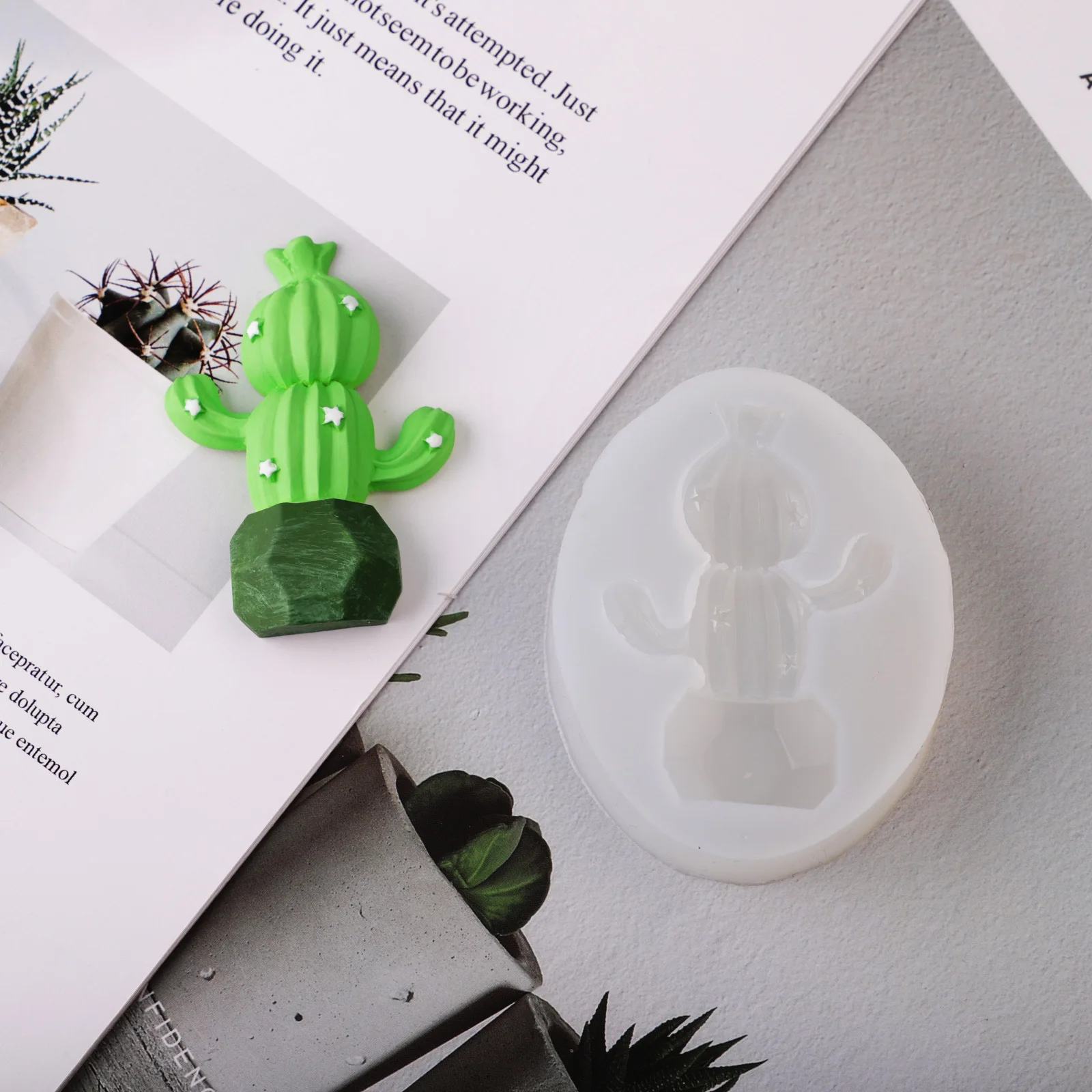 Cactus Succulent Potted Silicone Mold Home Plant Refridgerator Magnets Decor DIY Hand-Painted Mold Cake Decoration Baking Tool
Cactus Succulent Potted Silicone Mold Home Plant Refridgerator Magnets Decor DIY Hand-Painted Mold Cake Decoration Baking Tool