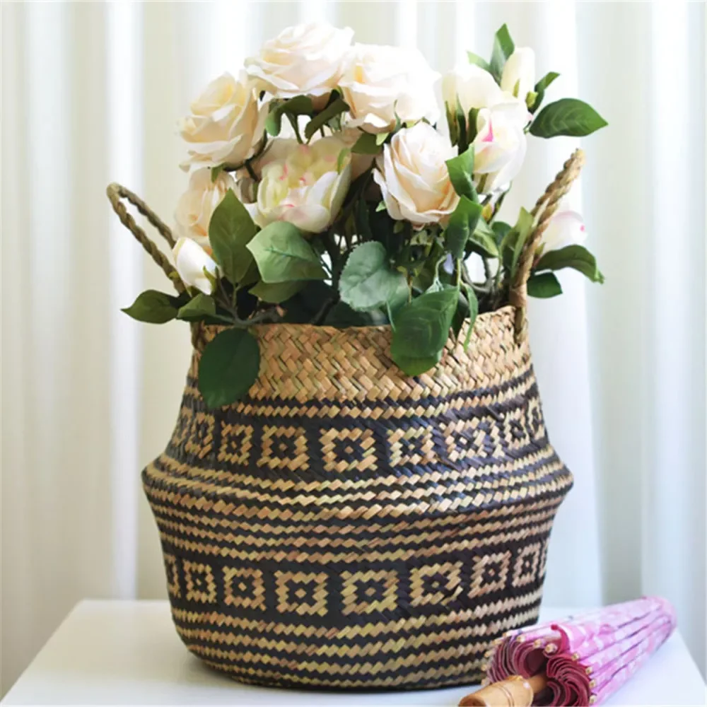 Seagrass Wicker Basket Flower Pot Folding Basket Dirty Basket Storage Decoration Storage Organizer
Seagrass Wicker Basket Flower Pot Folding Basket Dirty Basket Storage Decoration Storage Organizer