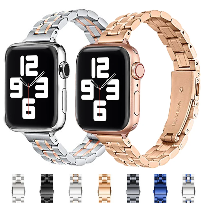 Fashion Metal Women Band for Apple Watch 40mm 44mm Stainless Steel Strap Bracelet correa iWatch Series 6 SE 5 4 3 2 1 38mm 42mm
Fashion Metal Women Band for Apple Watch 40mm 44mm Stainless Steel Strap Bracelet correa iWatch Series 6 SE 5 4 3 2 1 38mm 42mm