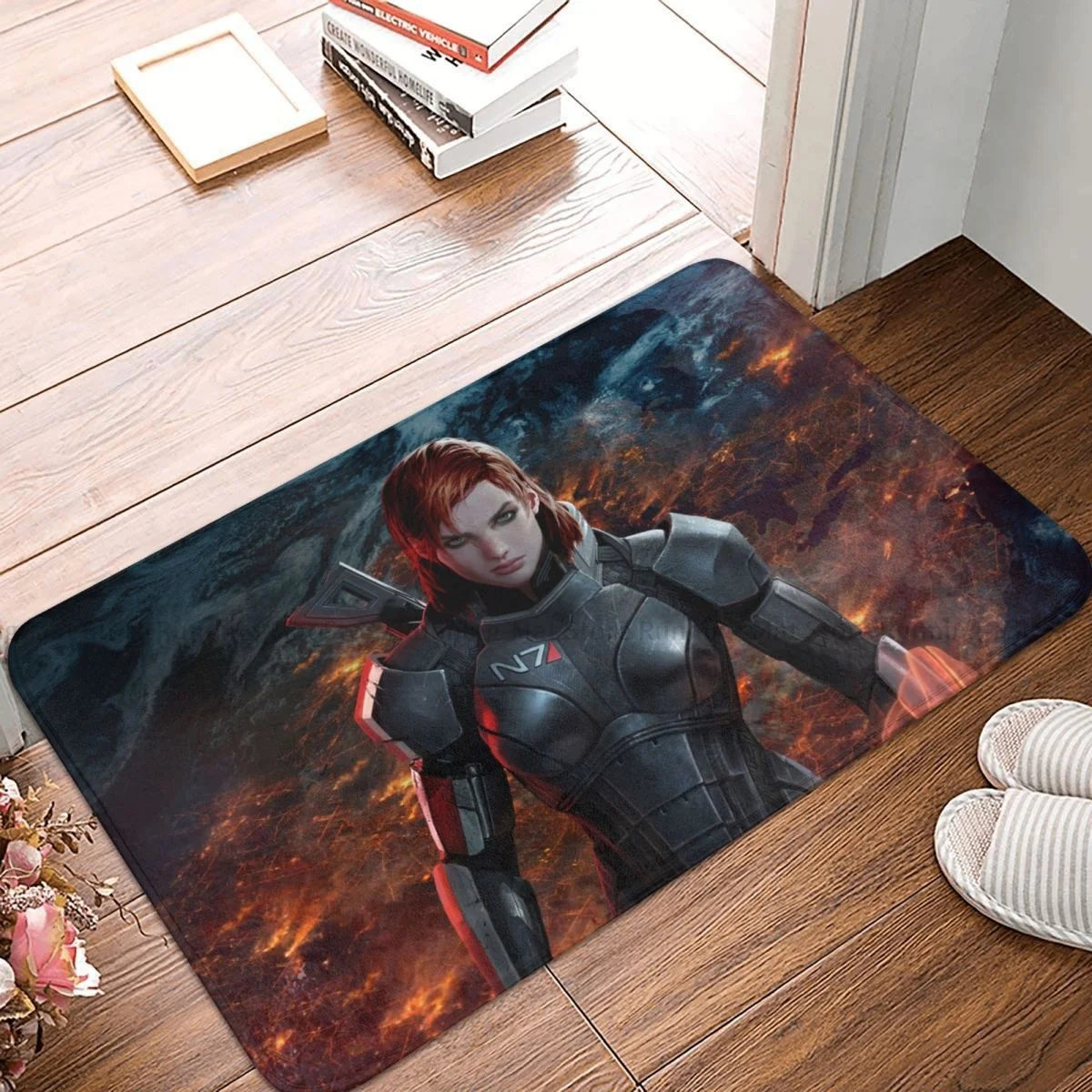 Mass Effect Game Anti-Slip Doormat Living Room Mat Femshep Hallway Carpet Entrance Door Rug Home Decorative
Mass Effect Game Anti-Slip Doormat Living Room Mat Femshep Hallway Carpet Entrance Door Rug Home Decorative