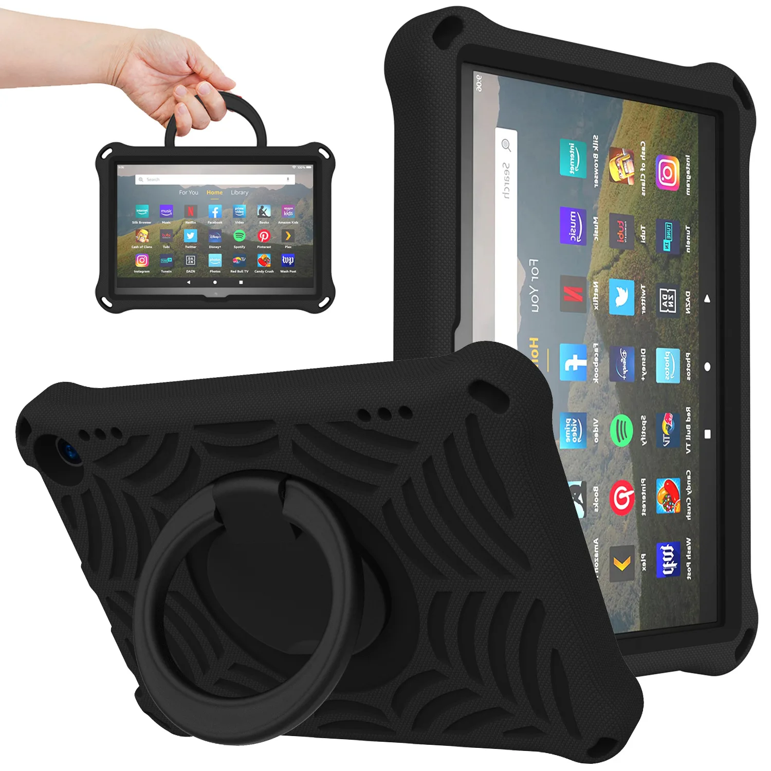 Viviration Funda For Amazon Kindle Fire HD8 2022 2020 Tablet EVA Kids Friendly Protective Case Kickstand Handle Tab Pouch Bolsas
Viviration Funda For Amazon Kindle Fire HD8 2022 2020 Tablet EVA Kids Friendly Protective Case Kickstand Handle Tab Pouch Bolsas