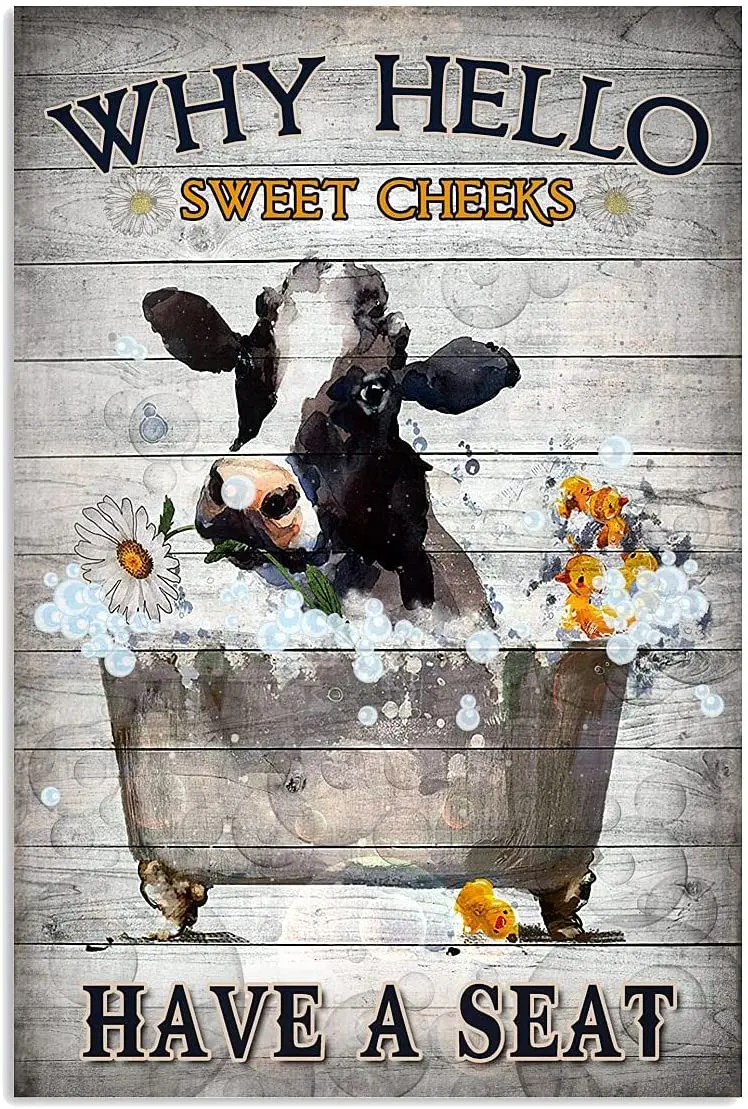 Awoldwide Забавный декор для ванной комнаты Why Hello Sweet щеки металлический жестяной знак постер двор для ванной
Awoldwide Забавный декор для ванной комнаты Why Hello Sweet щеки металлический жестяной знак постер двор для ванной