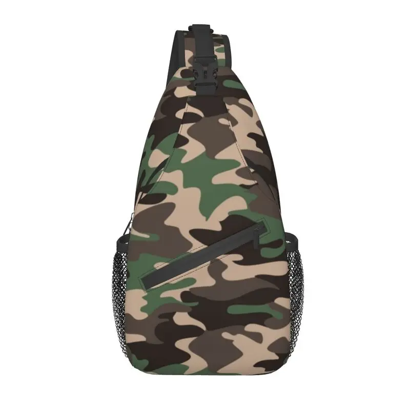 Cool Military Camouflage Green Brown Black Sling Crossbody Backpack Men Army Camo Shoulder Chest Bags for Camping Biking
Cool Military Camouflage Green Brown Black Sling Crossbody Backpack Men Army Camo Shoulder Chest Bags for Camping Biking