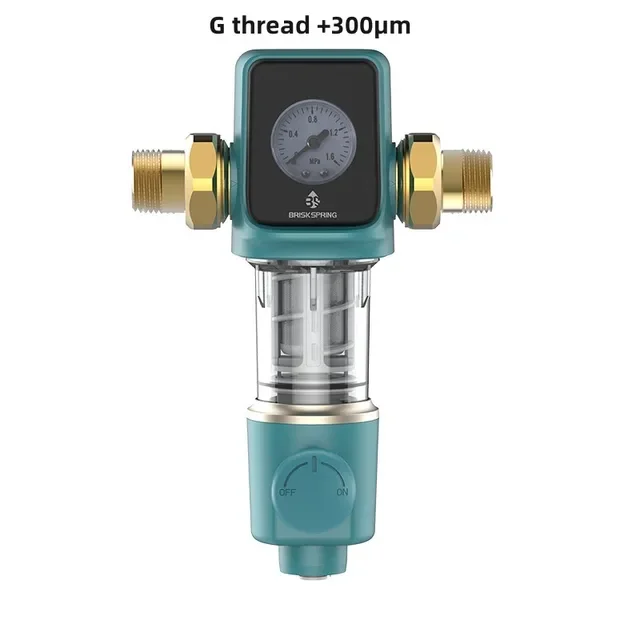 BriskSpring Автоматическая вращающаяся обратная промывка Предварительный фильтр для всего дома Вращающийся фильтр для воды с осадками Очиститель 1 "Папа + 3/4" Женский 
BriskSpring Автоматическая вращающаяся обратная промывка Предварительный фильтр для всего дома Вращающийся фильтр для воды с осадками Очиститель 1 "Папа + 3/4" Женский