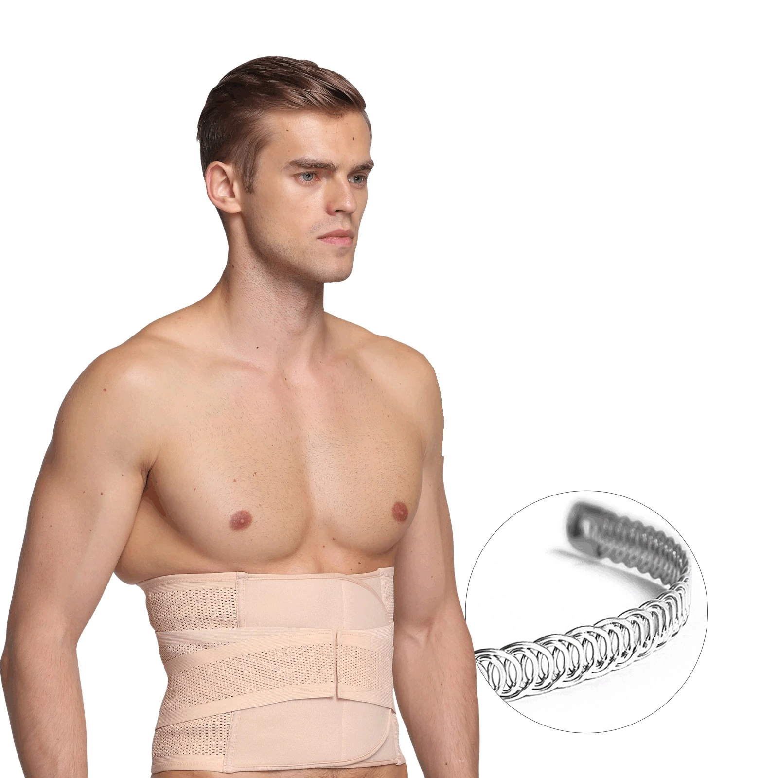 HaleyChan Men's 23CM High Adjustable Hook And Loop With Elastic Bands Waist Cincher Breathable Shapewear Fitness Waist Trainer
HaleyChan Men's 23CM High Adjustable Hook And Loop With Elastic Bands Waist Cincher Breathable Shapewear Fitness Waist Trainer