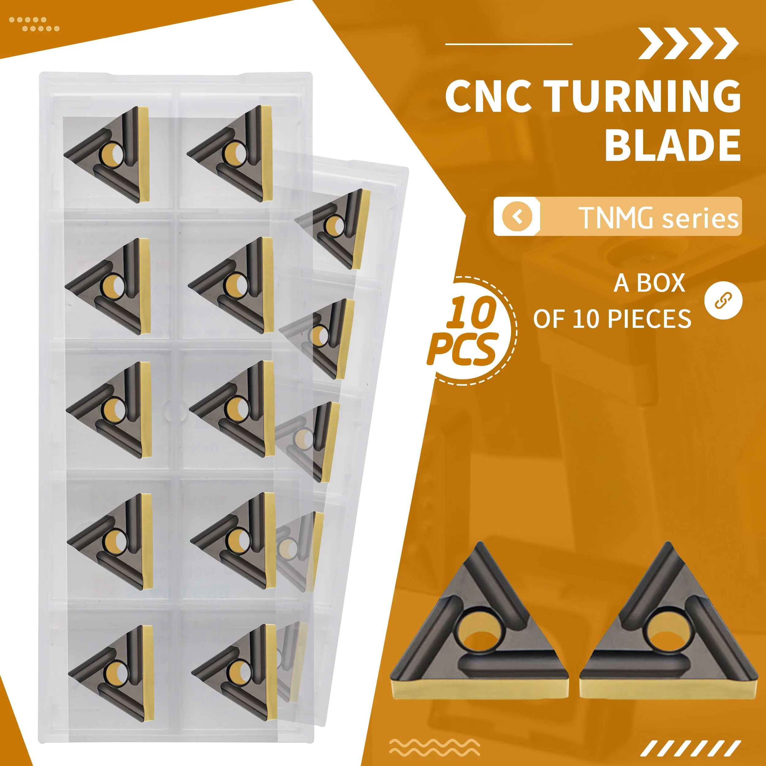 10Pcs TNMG160404R-S NK3230 TNMG160404L-S TNMG160408R TNMG160408L CNC Lathe Turning Tool Carbide Insert Triangle Twocolor Coating
10Pcs TNMG160404R-S NK3230 TNMG160404L-S TNMG160408R TNMG160408L CNC Lathe Turning Tool Carbide Insert Triangle Twocolor Coating