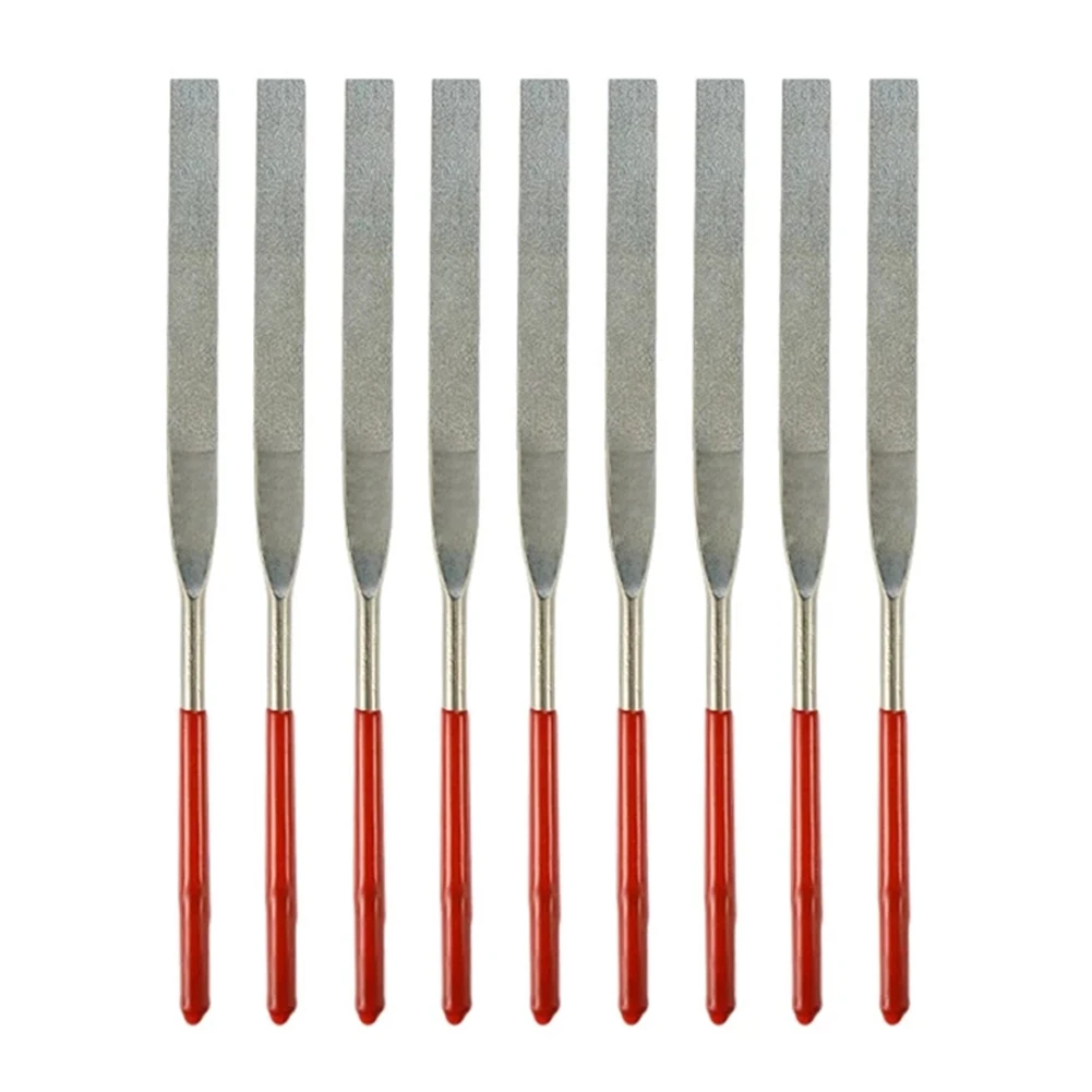 Needle Files Set Mini Needle Files Room Indoor 10 Pcs/Set 3*140mm Electroplated Diamond Red+Silver High Quality
Needle Files Set Mini Needle Files Room Indoor 10 Pcs/Set 3*140mm Electroplated Diamond Red+Silver High Quality