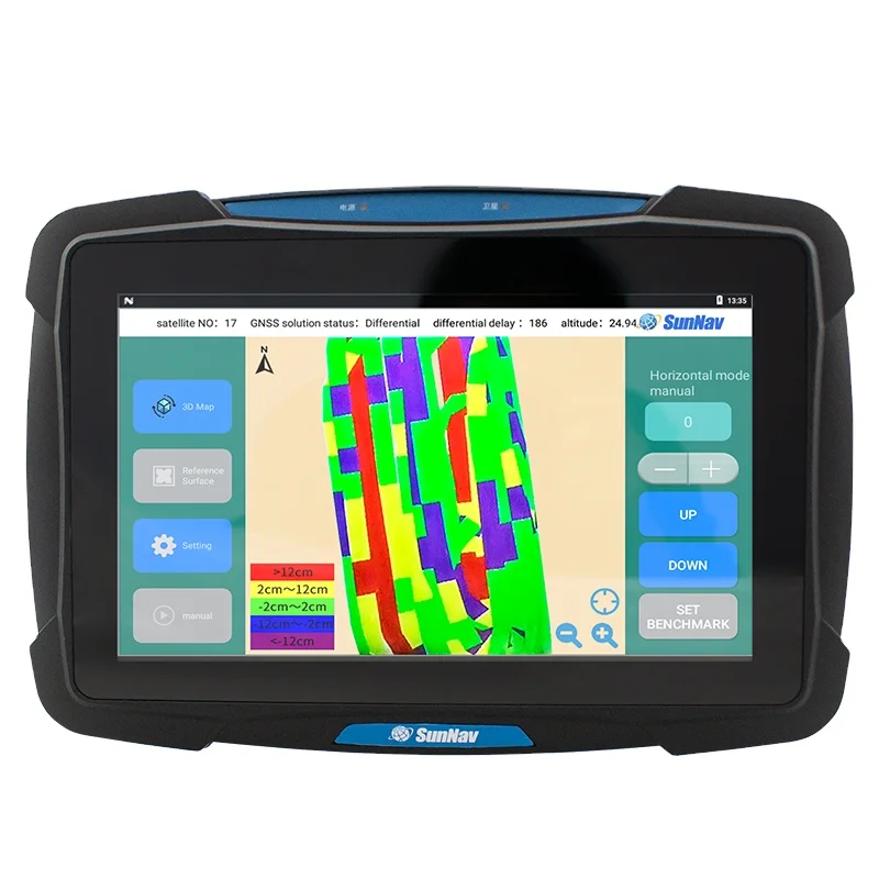 GPS land leveling system AG2000 with 10 inches large touch screen android system for agriculture machinery
GPS land leveling system AG2000 with 10 inches large touch screen android system for agriculture machinery