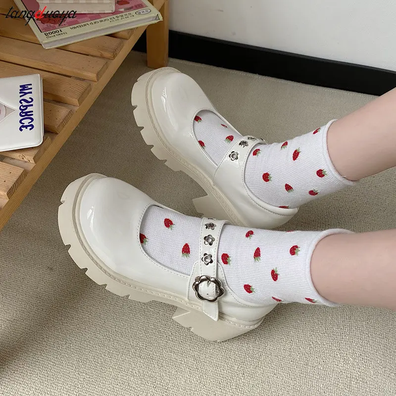 white mary janes harajuku lolita shoes low heel women shoes models women's Japanese high heels platform vintage shoes heels 
white mary janes harajuku lolita shoes low heel women shoes models women's Japanese high heels platform vintage shoes heels