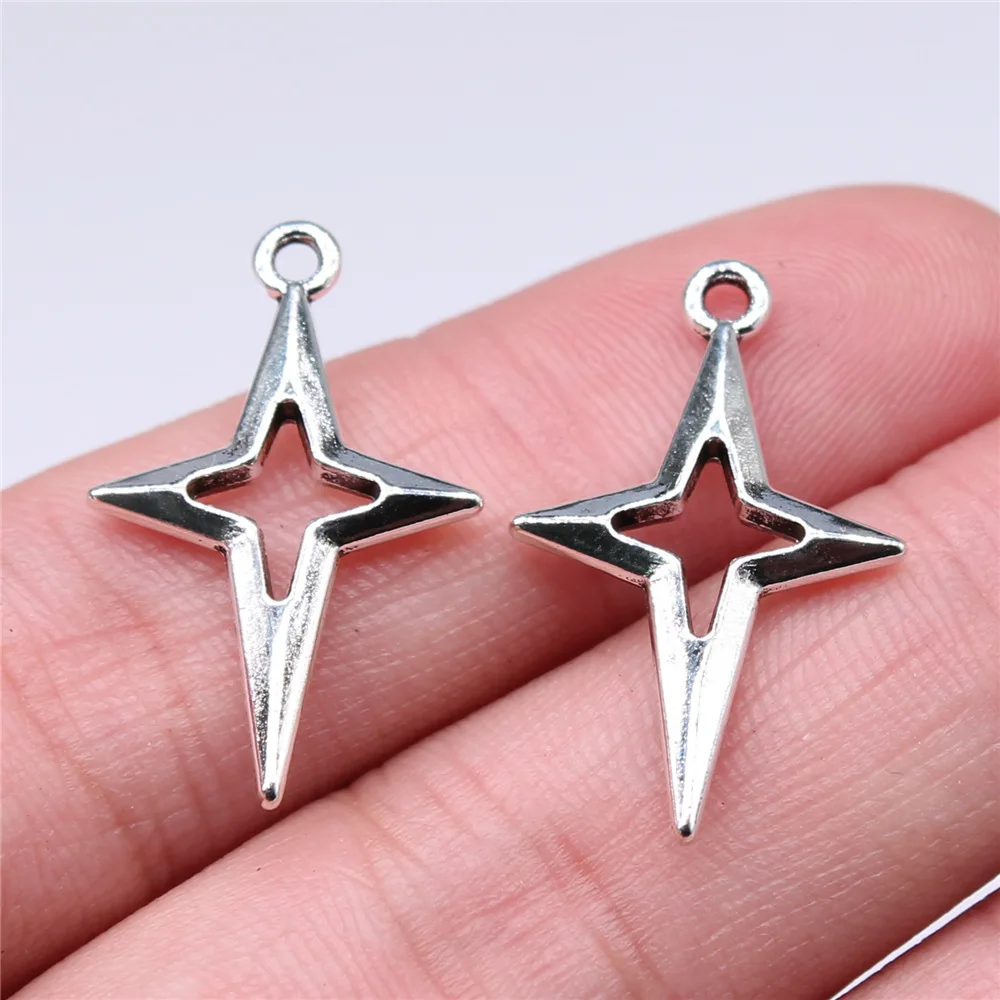 20Pcs/Lot 27x17mm Star Charms Pendant Supplies For DIY Jewelry Making Earrings Necklace Handmade Crafts Accessories
20Pcs/Lot 27x17mm Star Charms Pendant Supplies For DIY Jewelry Making Earrings Necklace Handmade Crafts Accessories
