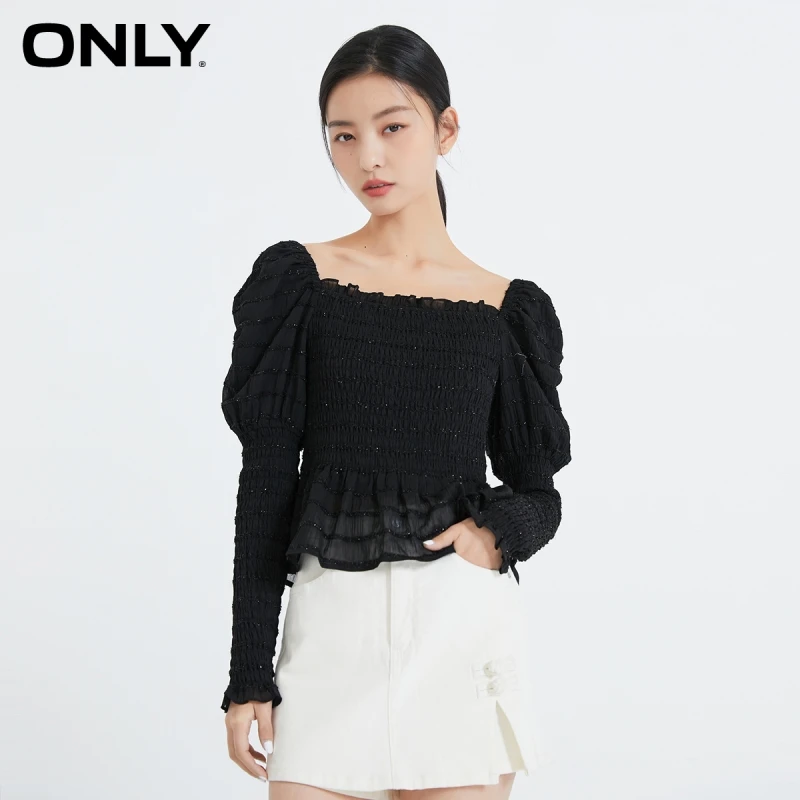 ONLY autumn and winter new temperament slim square collar design sense niche sweet shirt women | 121151059
ONLY autumn and winter new temperament slim square collar design sense niche sweet shirt women | 121151059