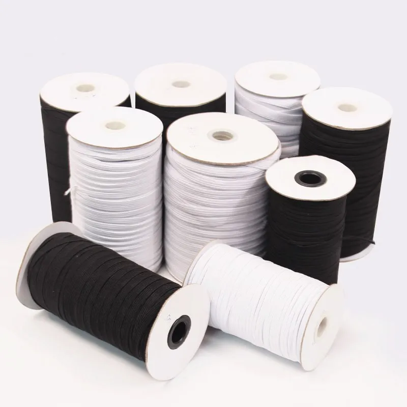 1 Roll White and Black Elastic Bands 3/5/6/8/10/12mm Width Polyester Elastic Bands for Clothes Garment Sewing DIY Accessories
1 Roll White and Black Elastic Bands 3/5/6/8/10/12mm Width Polyester Elastic Bands for Clothes Garment Sewing DIY Accessories