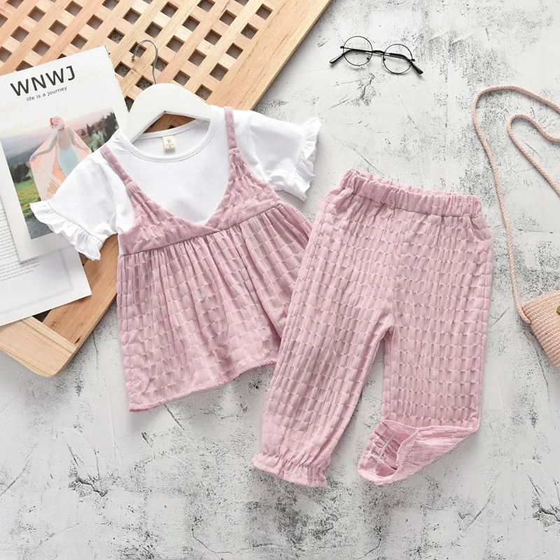 LZH 2023 Summer Clothing Suit For Girls Short Sleeve + Pants 2pcs Outfits Casual Girl Clothes Sets Kids Girl Costume 2-4-6 Years
LZH 2023 Summer Clothing Suit For Girls Short Sleeve + Pants 2pcs Outfits Casual Girl Clothes Sets Kids Girl Costume 2-4-6 Years