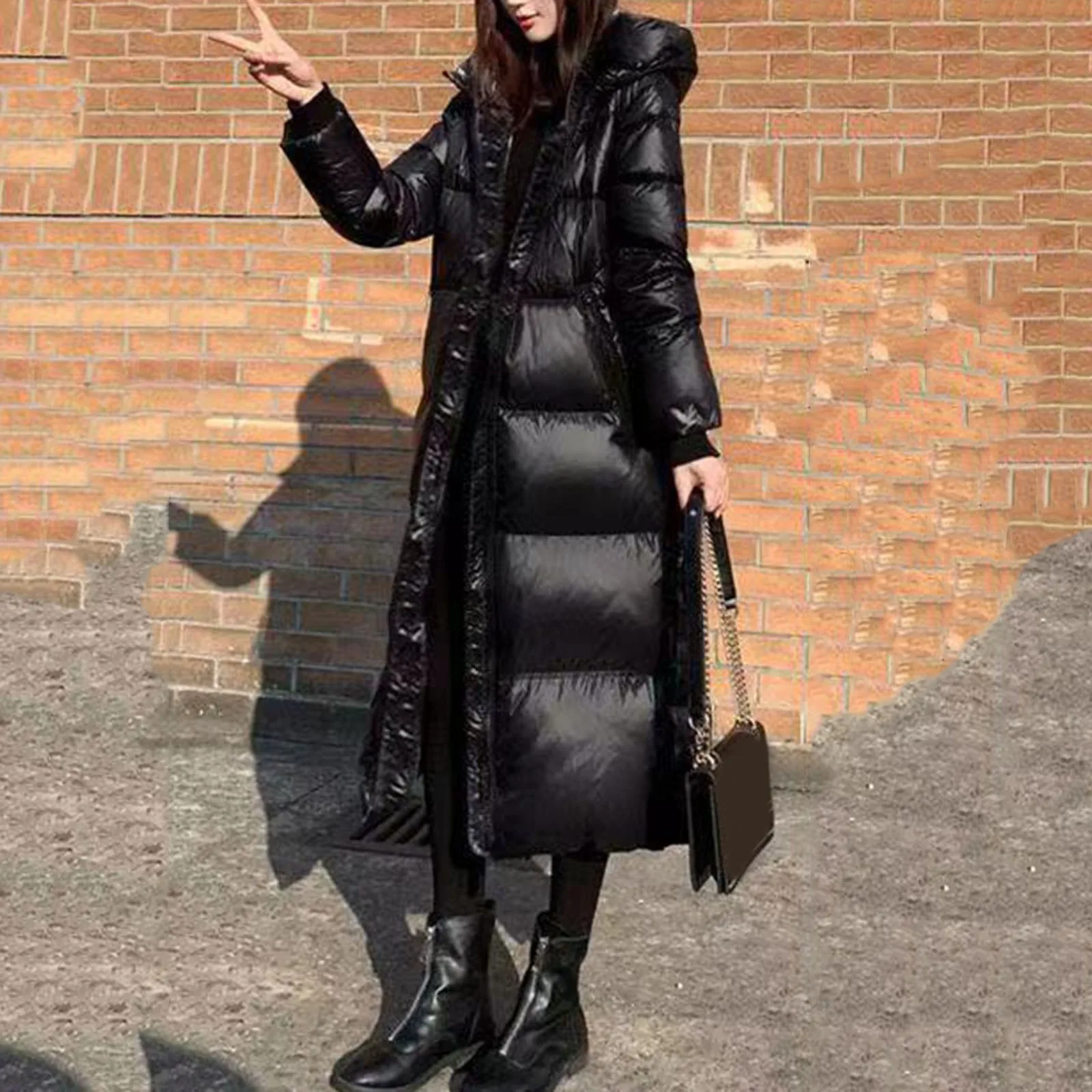 2022 Winter Clothes For Women Fashion Solid Color Coat Black Long Nylon Women Winter Super Warm Ladies Coat Sippers for Toddlers 
2022 Winter Clothes For Women Fashion Solid Color Coat Black Long Nylon Women Winter Super Warm Ladies Coat Sippers for Toddlers