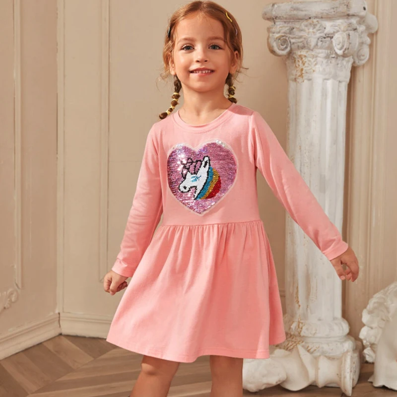 Baby Girls Long Sleeve Sequin Dress 2022 Spring Summer Casual Cotton Kids Girl Dresses Children Clothes Size For 2 3 4 5 6 Years
Baby Girls Long Sleeve Sequin Dress 2022 Spring Summer Casual Cotton Kids Girl Dresses Children Clothes Size For 2 3 4 5 6 Years