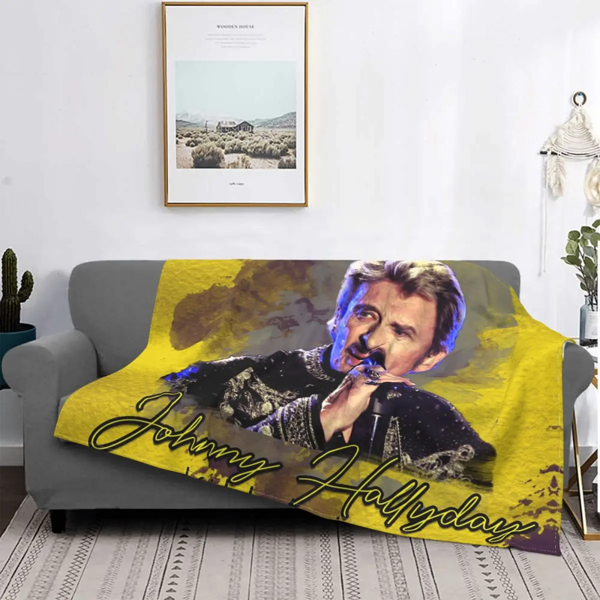 Johnny Hallyday Blankets Singer Flannel Novelty Breathable Throw Blankets for Coverlet Decoration
Johnny Hallyday Blankets Singer Flannel Novelty Breathable Throw Blankets for Coverlet Decoration