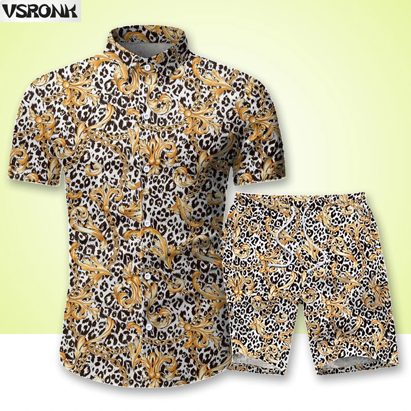 2022 Mens Fashion Hawaiian Shirts Set male Summer Floral Shirts + print shorts Beach casual suit man Short Sleeve Tracksuit Sets
2022 Mens Fashion Hawaiian Shirts Set male Summer Floral Shirts + print shorts Beach casual suit man Short Sleeve Tracksuit Sets