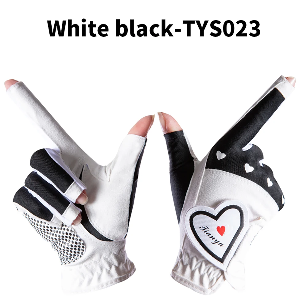 

Женские мягкие спортивные перчатки без пальцев для гольфа из микрофибры нескользящие износостойкие дышащие перчатки для левой и правой руки