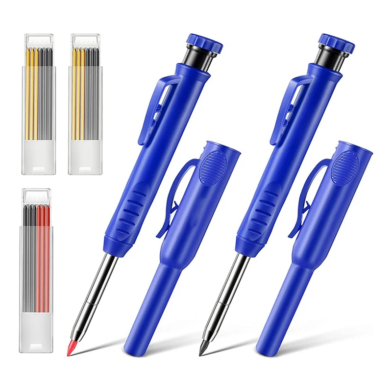2 Pack Solid Carpenter Pencils , Scribe Tool With Built-In Sharpener For Construction Woodworking Architect
2 Pack Solid Carpenter Pencils , Scribe Tool With Built-In Sharpener For Construction Woodworking Architect