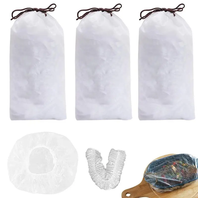 Cling Wrap 100 Pieces Elastic Mouth Fresh Food Cling Wrap Reusable Cling Film With Hangable Storage Bag For Home Office
Cling Wrap 100 Pieces Elastic Mouth Fresh Food Cling Wrap Reusable Cling Film With Hangable Storage Bag For Home Office
