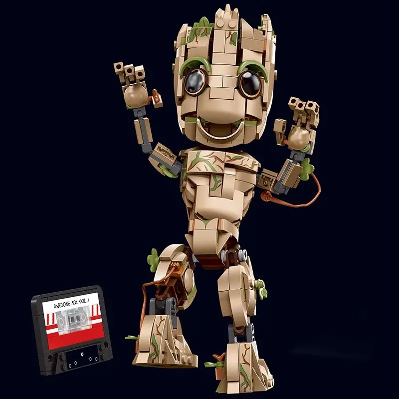 Совместимый строительный комплект I Am groot, игрушки для мальчиков, кирпичи, дерево, детская игрушка, модель, дисплей для игр, подарок для детей
Совместимый строительный комплект I Am groot, игрушки для мальчиков, кирпичи, дерево, детская игрушка, модель, дисплей для игр, подарок для детей