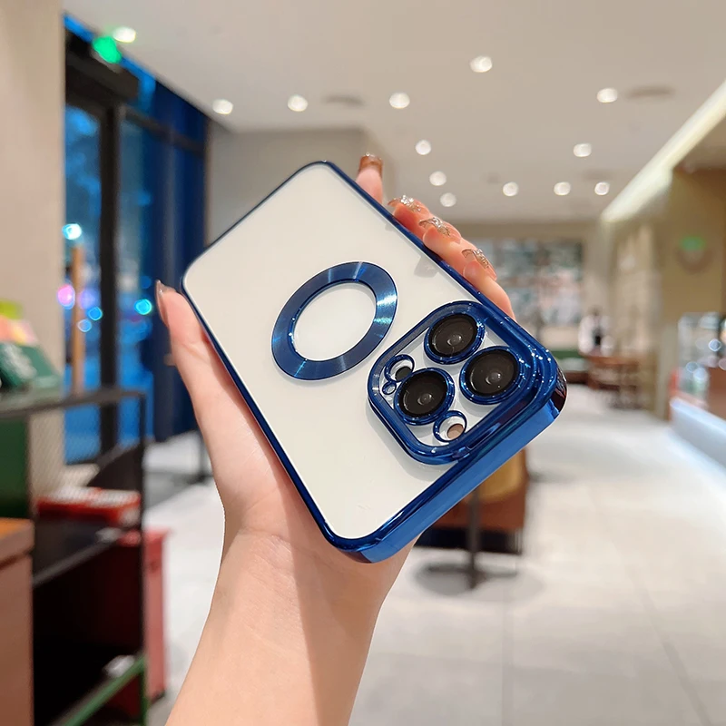 Роскошный прозрачный чехол для телефона из ТПУ с гальваническим покрытием для iPhone 13, 12, 11 Pro Max, XS, качественный прозрачный чехол с логотипом 13...
Роскошный прозрачный чехол для телефона из ТПУ с гальваническим покрытием для iPhone 13, 12, 11 Pro Max, XS, качественный прозрачный чехол с логотипом 13...