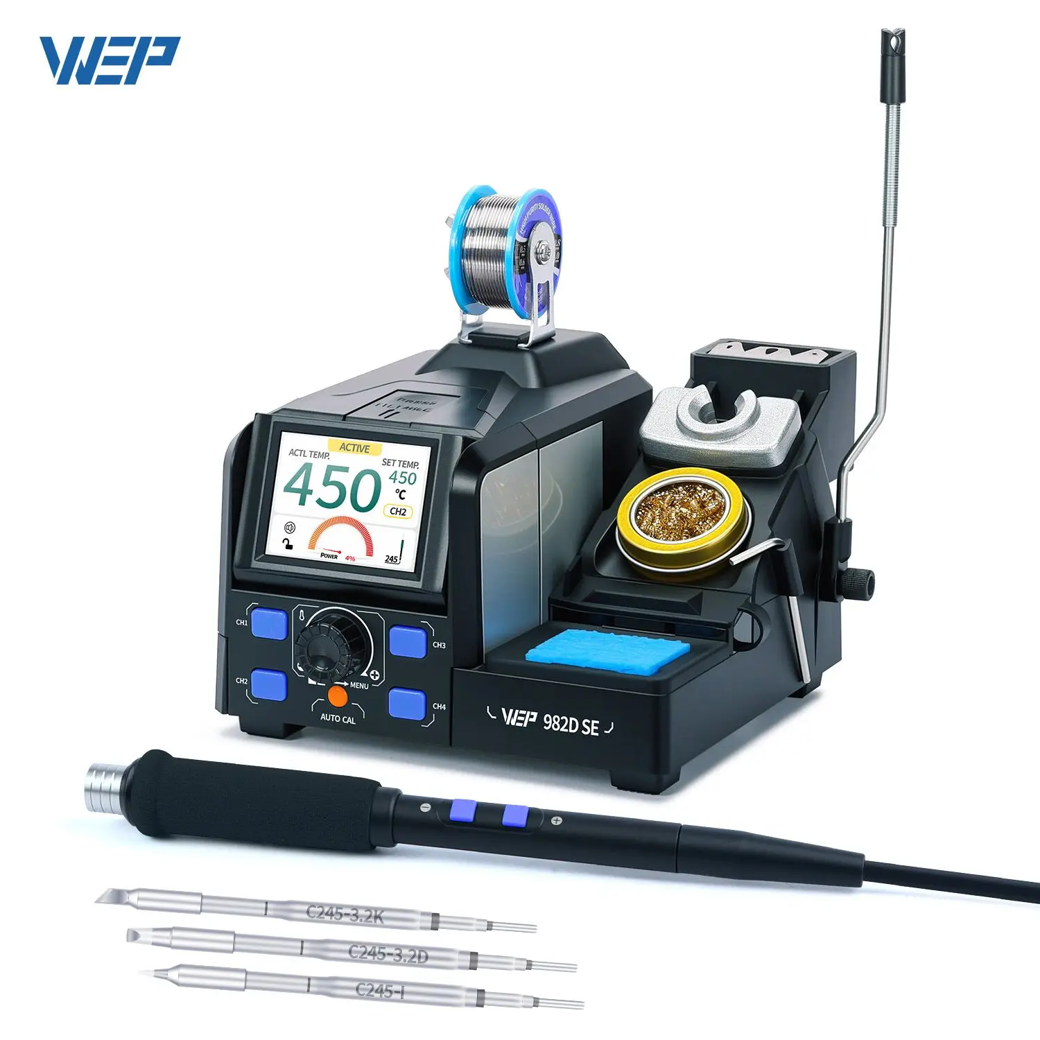 WEP 200 Вт Паяльная станция 982D SE 
WEP 200 Вт Паяльная станция 982D SE