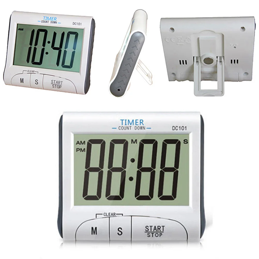 Cooking 60 Minutes Magnetic Plastic Large Screen Countdown Loud Sound Home Supplies Electronic Timer
Cooking 60 Minutes Magnetic Plastic Large Screen Countdown Loud Sound Home Supplies Electronic Timer