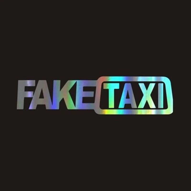 Фото Автомобильная наклейка поддельная для такси автомобиля Виниловая на окно