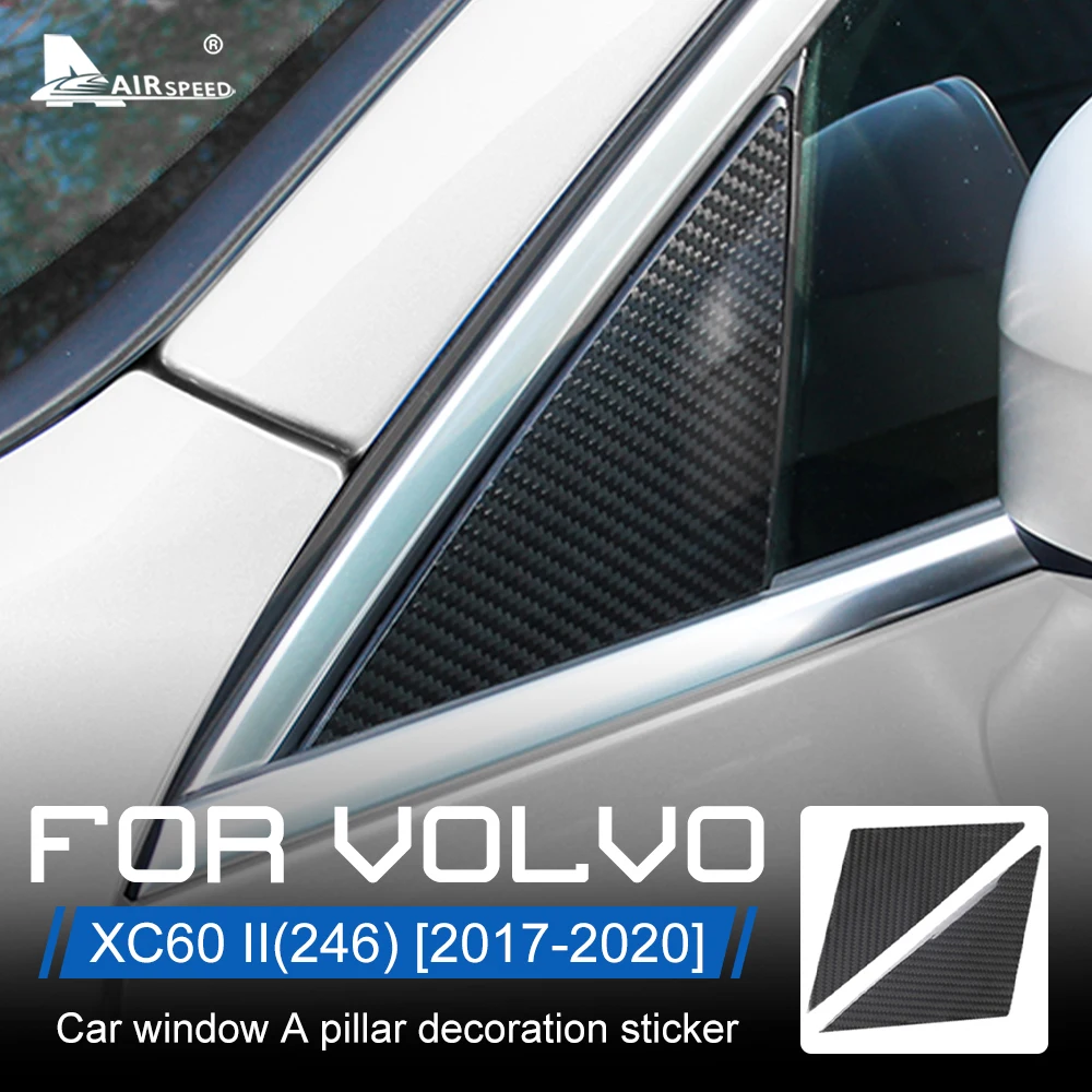 AIRSPEED 2 шт. для VOLVO XC60 аксессуары 2017 2018 2019 2020 углеродное волокно Автомобильная стойка оконная декоративная наклейка автомобильный Стайлинг
AIRSPEED 2 шт. для VOLVO XC60 аксессуары 2017 2018 2019 2020 углеродное волокно Автомобильная стойка оконная декоративная наклейка автомобильный Стайлинг