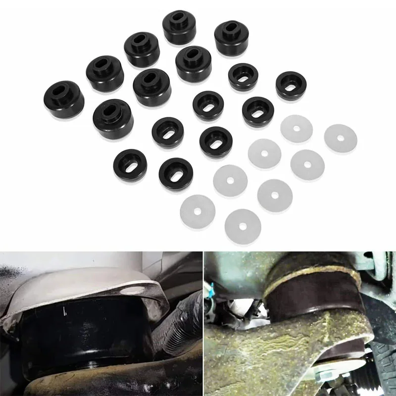 Body and Cab Mount Bushing Kit 7-141 Compatible with 1999-2014 Chevy Silverado & Sierra 1500/2500 2WD/4WD Polyurethane Black
Body and Cab Mount Bushing Kit 7-141 Compatible with 1999-2014 Chevy Silverado & Sierra 1500/2500 2WD/4WD Polyurethane Black