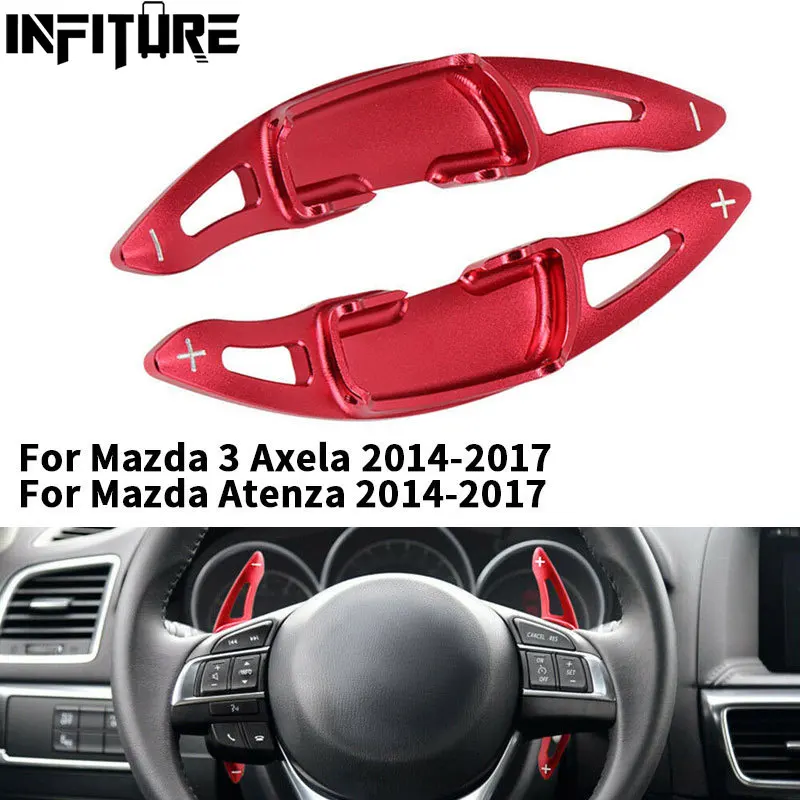 Pair Steering Wheel Paddle Shifter Extension For Mazda 3 Axela 2014-2017 For Mazda Atenza 2014-2017 Aluminum Shift Paddle Blade
Pair Steering Wheel Paddle Shifter Extension For Mazda 3 Axela 2014-2017 For Mazda Atenza 2014-2017 Aluminum Shift Paddle Blade