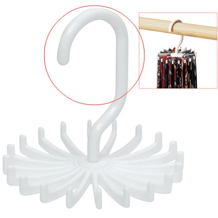 New 360 Degree Rotable Necktie Rack Belt Organizer Rack Portable Hangers 20 Neck Holder Hook for Closet Organizers Home Tools
New 360 Degree Rotable Necktie Rack Belt Organizer Rack Portable Hangers 20 Neck Holder Hook for Closet Organizers Home Tools