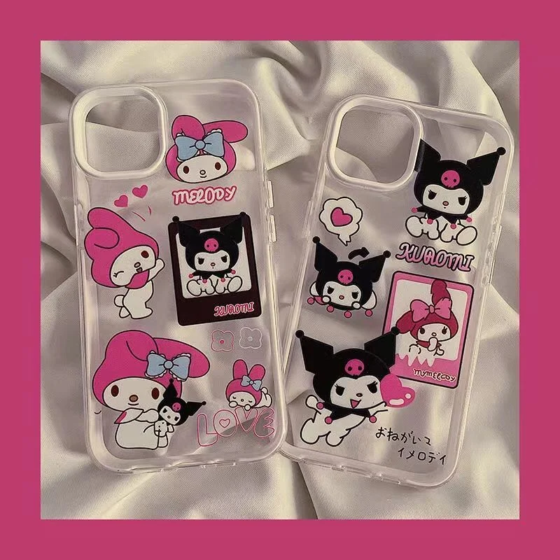 Sanrio My Melody Kuromi Cute Phone Case For Iphone 11 12 13 Pro Max Mini X Xs Xr 6 7 8 Plus SE 2020 Shockproof Transparent Cover
Sanrio My Melody Kuromi Cute Phone Case For Iphone 11 12 13 Pro Max Mini X Xs Xr 6 7 8 Plus SE 2020 Shockproof Transparent Cover