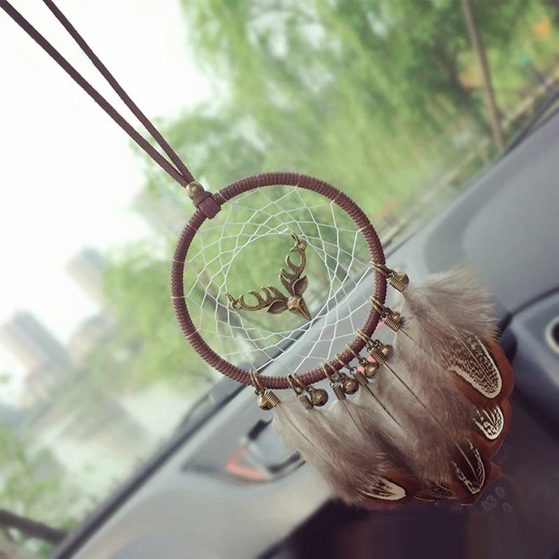 Mini Dream Catcher With Natural Feather Dreamcatcher Wind Chime Car Hanging
Mini Dream Catcher With Natural Feather Dreamcatcher Wind Chime Car Hanging