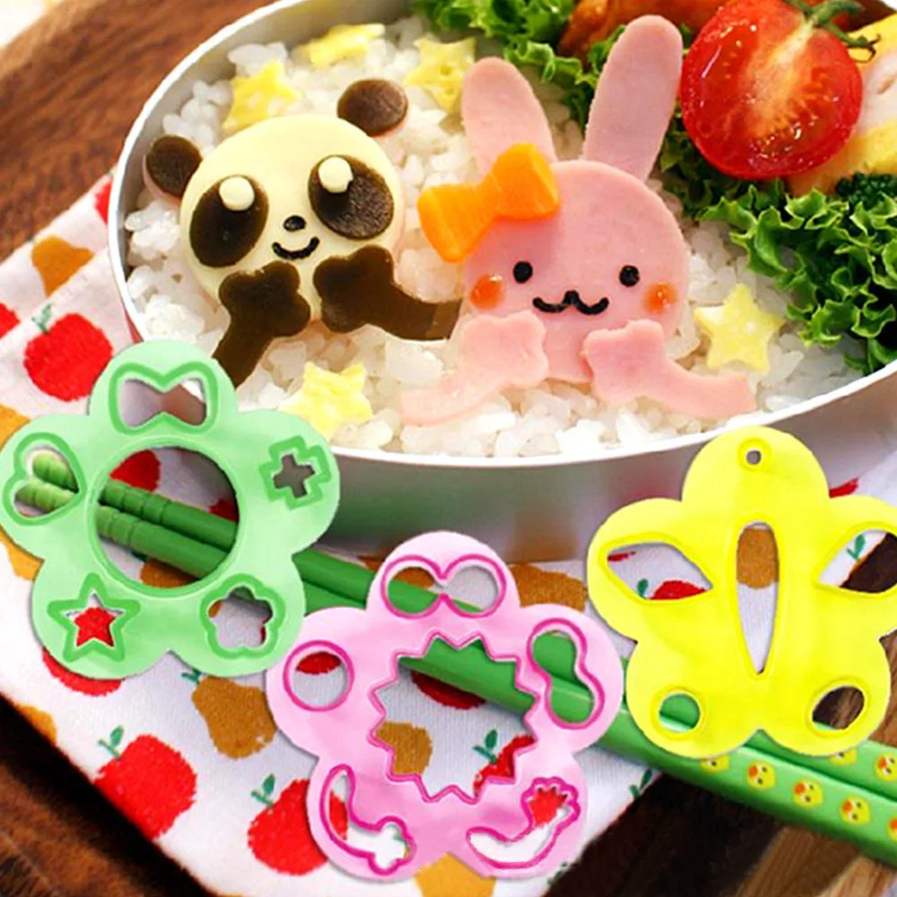 3Pcs Cute Sushi Rice Mold Animal Shape Rice Ball Moulds Sandwich DIY Kitchen Tool for Bento
3Pcs Cute Sushi Rice Mold Animal Shape Rice Ball Moulds Sandwich DIY Kitchen Tool for Bento
