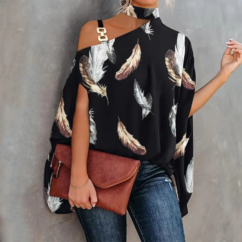 Women's Sexy Tee Shirts Summer Off Shoulder Shirt Floral Print Casual Batwing Sleeve Halter Neck Tops Retro Ethnic Style Clothes
Women's Sexy Tee Shirts Summer Off Shoulder Shirt Floral Print Casual Batwing Sleeve Halter Neck Tops Retro Ethnic Style Clothes