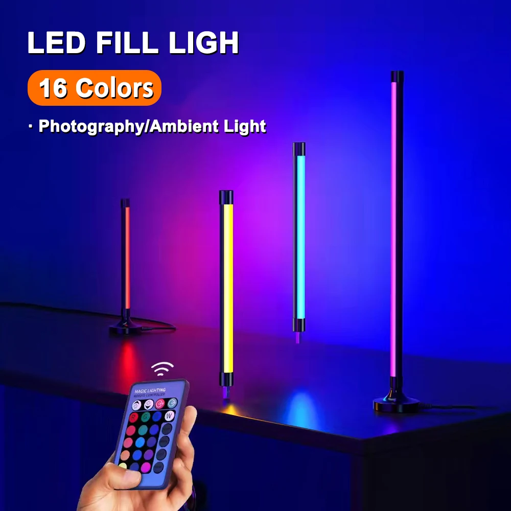 LED Photography Atmosphere Light RGB Fill Light TikTok Net Red Live Broadcast Fill Lighting Night Light For Selfie Bedroom Room
LED Photography Atmosphere Light RGB Fill Light TikTok Net Red Live Broadcast Fill Lighting Night Light For Selfie Bedroom Room
