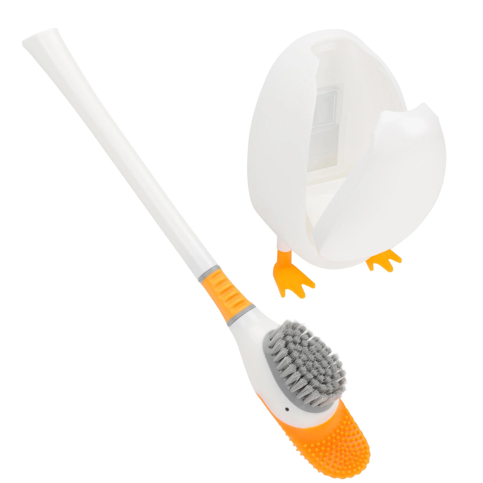 Toilet Brush Cleaning Bathroom Bowl Cleaner Cartoon Scrub Brushes Convenient Duck Set Flexible Deep Space Saving Plunger Modern 
Toilet Brush Cleaning Bathroom Bowl Cleaner Cartoon Scrub Brushes Convenient Duck Set Flexible Deep Space Saving Plunger Modern