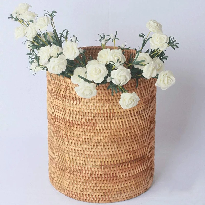 Handmade Rattan Trash Can, Cylinder Storage, Desktop Trash Can, Rattan Trash Can Storage Basket (20CM)
Handmade Rattan Trash Can, Cylinder Storage, Desktop Trash Can, Rattan Trash Can Storage Basket (20CM)